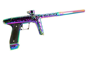 Adrenaline Luxe collection featuring a colorful and stylish paintball gun with a unique design.
