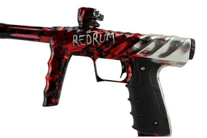 Lasering experiences for adrenaline seekers featuring a red and silver paintball gun.